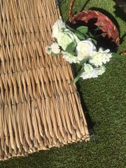 Hasır Çit 3 ADET 1,20x2,20 Dekoratif Doğal Çit Bahçe Çiti