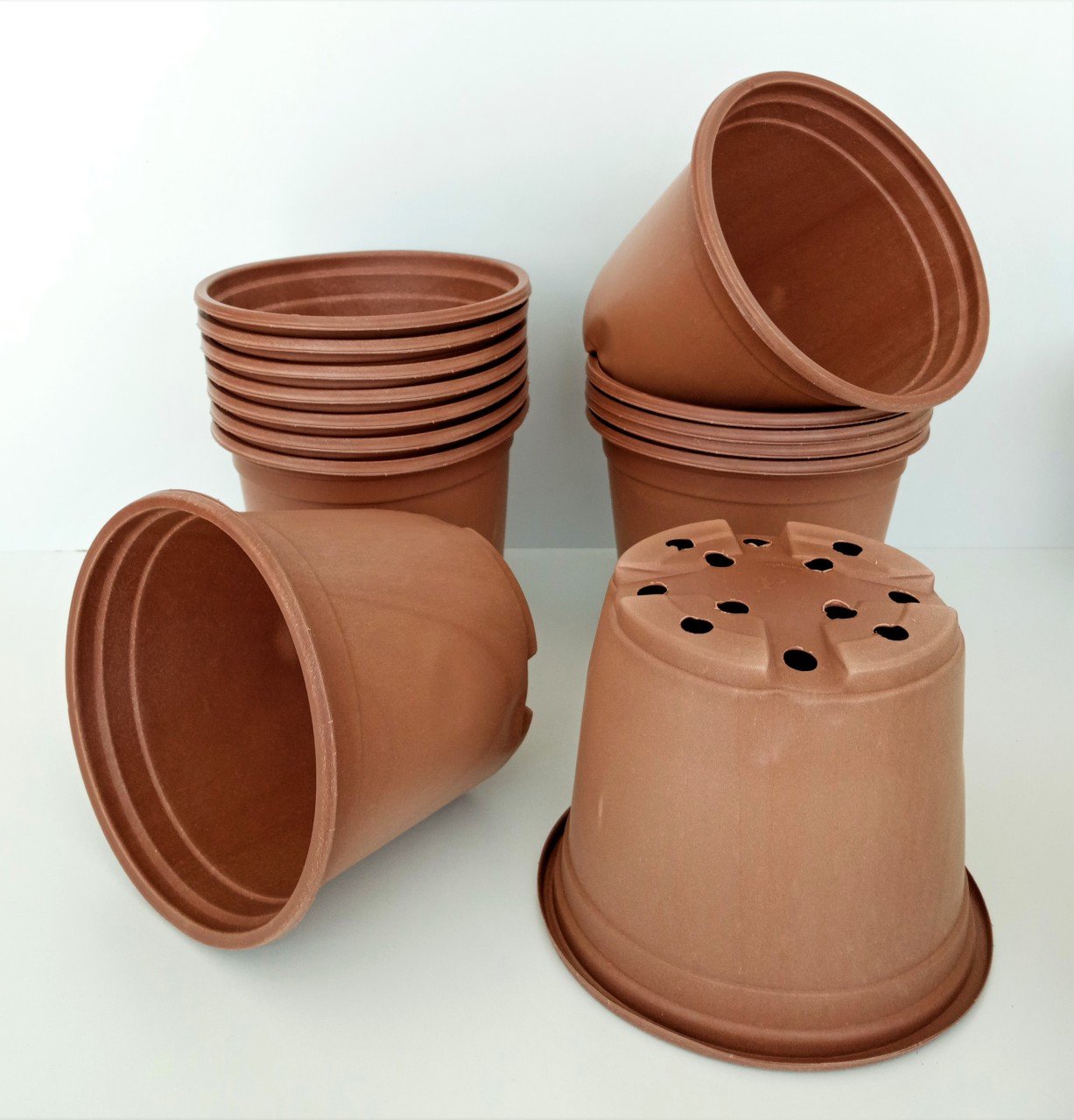 50 Adet Vakum Saksı 15X13 CM Ucuz Saksı Üretim Saksısı