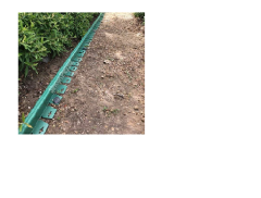 Çim Ayırıcı 2,50 Metre Düz Yeşil Renk Çim Ayracı Çim Bariyeri