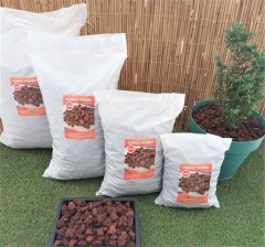 Kırmızı Pomza 1 KG 15-25 MM Lav Taşı Cüruf Akvaryum Taşı