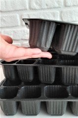 Fide Viyolü 48 Gözlü 25 Adet Fidan Viyolü Tohum Çimlendirme Kabı