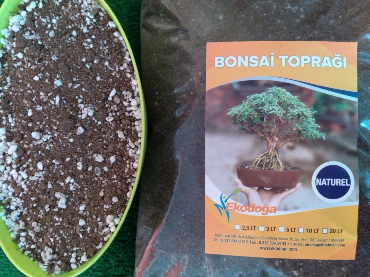 Bonsai Toprağı 3 Lt Özel Karışım Bonsai Toprağı