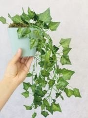 Yapay Çiçek 1 adet 40 cm Yapay Sarmaşık Yapay Bitki Ağaç Saksıda Yapay Çiçek