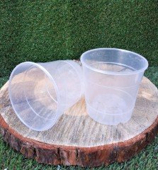 Orkide Üretim Saksısı 0,7 LT Şeffaf Orkide Çiçeği Saksısı