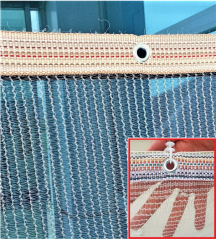Misina Kuş Filesi 1,5x15  Metre Montaja Hazır Balkon Filesi
