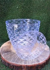 Orkide Saksısı Kristal Orkide Çiçeği Saksısı