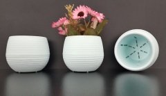 Renkli Kaktüs Saksısı  3 Adet 0,13 Lt Elvan Saksı Model Bebek Mavisi Renk Plastik Saksı