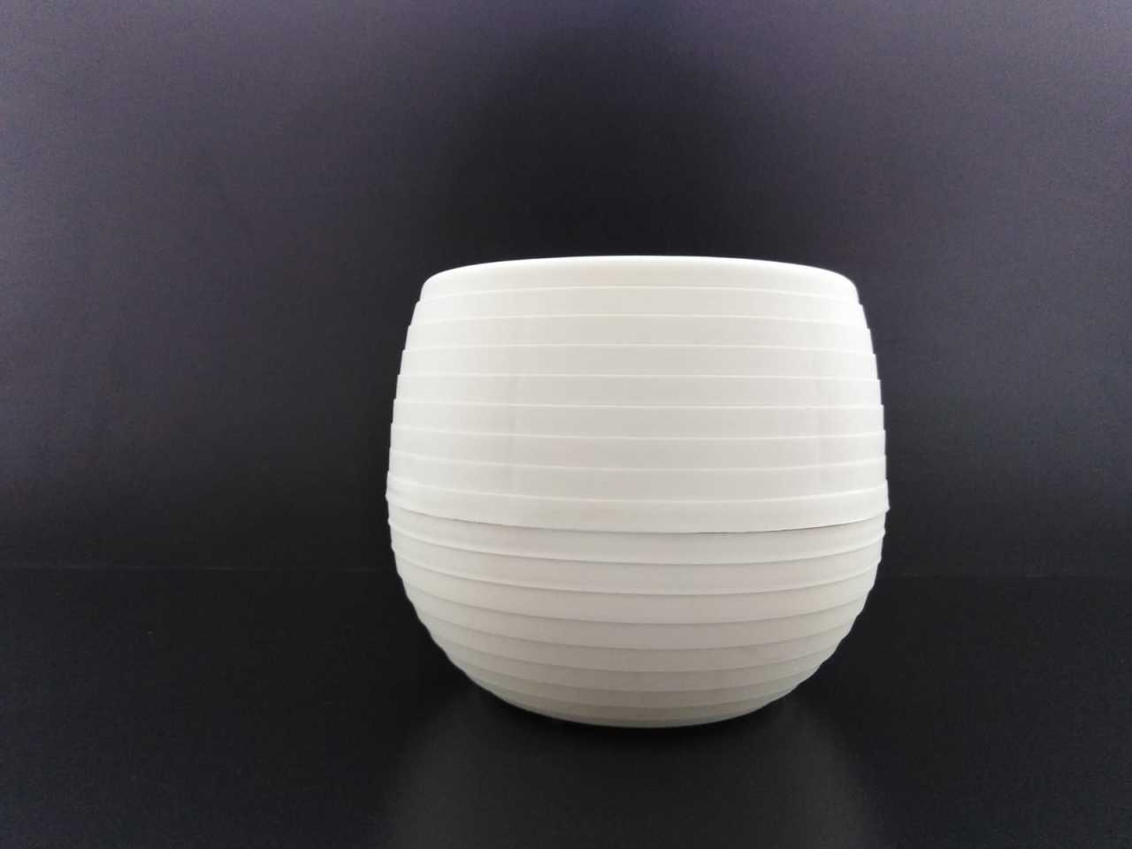 Renkli Kaktüs Saksısı 3 Adet 0,13 Lt Elvan Saksı Model Krem Renk Plastik Saksı
