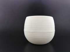 Renkli Kaktüs Saksısı 3 Adet 0,13 Lt Elvan Saksı Model Krem Renk Plastik Saksı