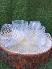 Orkide Saksısı 0,65 LT Kristal Orkide Çiçeği Saksısı ADET SEÇİN