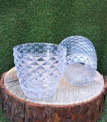 Orkide Saksısı 1,4 LT Kristal Orkide Çiçeği Saksısı ADET SEÇİN