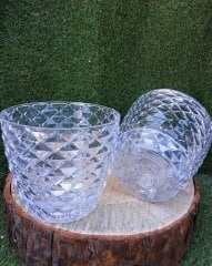 Orkide Saksısı 2,5 LT Kristal Orkide Çiçeği Saksısı ADET SEÇİN