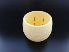 Renkli Kaktüs Saksısı  3 Adet 0,13 Lt Elvan Saksı Model Sarı Renk Plastik Saksı