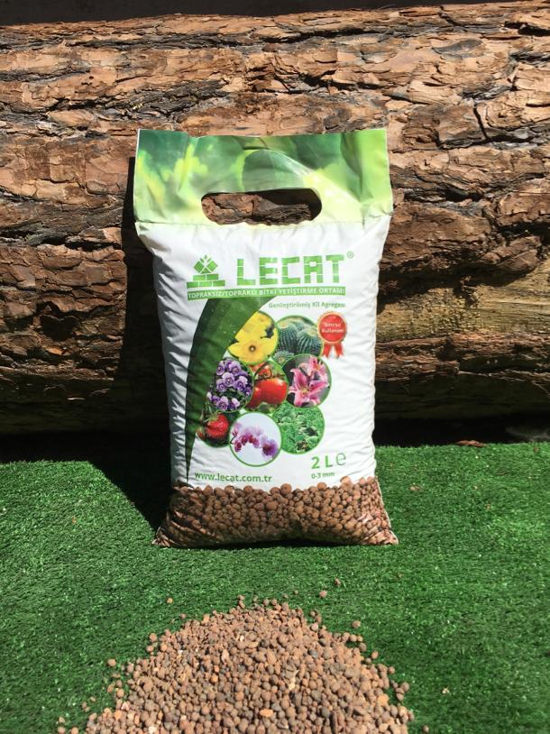 Kil Bilyesi 2 Lt 0-3 MM Genleştirilmiş Kil Bilyesi Hidroponik