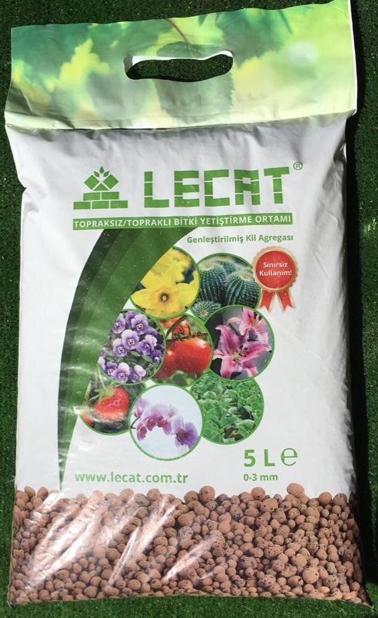 Kil Bilyesi 5 Lt 0-3 MM Genleştirilmiş Kil Bilyesi Hidroponik