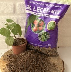 Kil Bilyesi 5 Lt (0-3 mm) 3 Adet Saksıda Tarım Için Sebze Kil Bilyesi