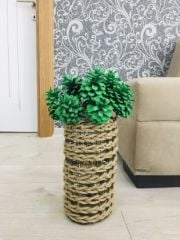 Çam Kozalağı 12 Adet Yeşil Renkli Kozalak Doğal Yılbaşı Kozalağı Dekoratif Kozalak Süs Kozalağı