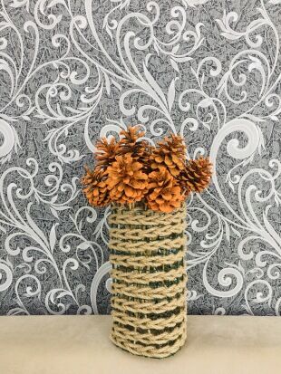 Çam Kozalağı 6 Adet Turuncu Renkli Kozalak Doğal Yılbaşı Kozalağı Dekoratif Kozalak Süs Kozalağı