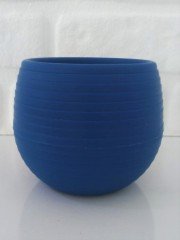 Renkli Kaktüs Saksısı 3 Adet 0,55 Lt Elvan Saksı Model Mavi Renk Plastik Saksı