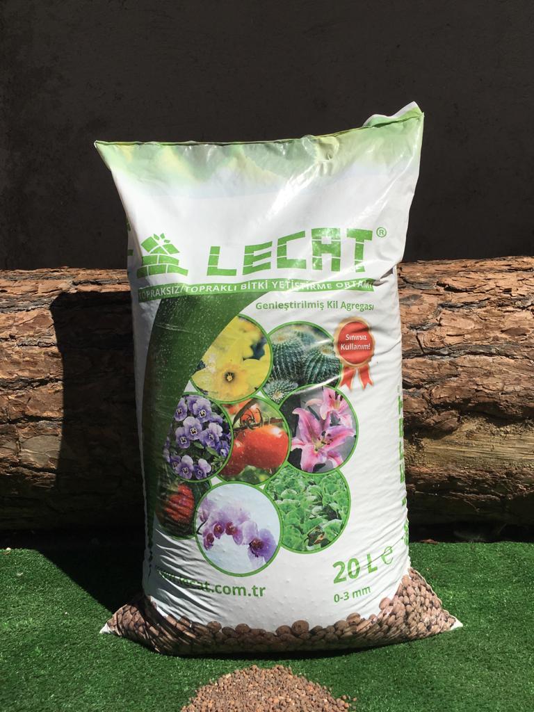 Kil Bilyesi 20 Lt 0-3 MM Genleştirilmiş Kil Bilyesi Hidroponik