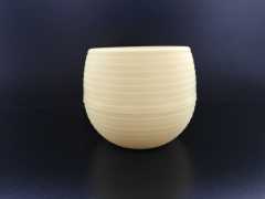 Renkli Kaktüs Saksısı 3 Adet 0,55 Lt Elvan Saksı Model Sarı Renk Plastik Saksı