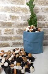 Renkli Çakıl Taşı 7 Kg 1-2 cm Saksı Dibi Teraryum Saksı Süs Vazo Dibi Dekoratif Dolomit Taş