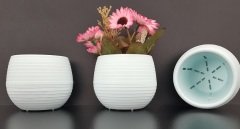 Renkli Kaktüs Saksısı 2 Adet 1,3 Lt Elvan Saksı Model Bebek Mavisi Renk Plastik Saksı