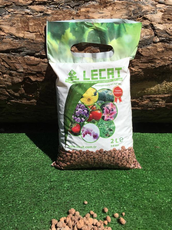 Kil Bilyesi 2 Lt 3-8 MM Genleştirilmiş Kil Bilyesi Hidroponik