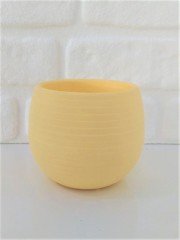 Renkli Kaktüs Saksısı 3 Adet 1,3 Lt Elvan Saksı Model Sarı Renk Plastik Saksı