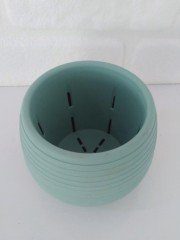 Renkli Kaktüs Saksısı 1 Adet 1,3 Lt Elvan Saksı Model Su Yeşili Renk Plastik Saksı