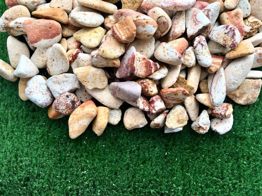 Sarı Çizgili Dolomit Taş 4 KG 1,5-2,5 CM