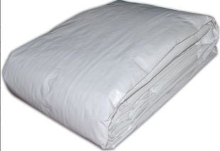 Branda 4x10 Metre Beyaz Branda Çit Brandası Gölgelik Branda Su Geçirmez Branda