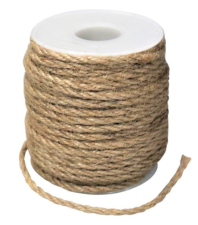 Jüt Halat 3 MM 15 Metre  Jüt Hasır İp Dekor İpi