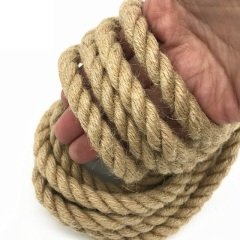 Jüt Halat 10 MM 10 Metre  Jüt Hasır İp Dekor İpi