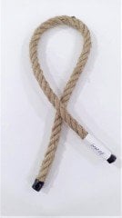 Jüt Halat 10 MM 10 Metre  Jüt Hasır İp Dekor İpi
