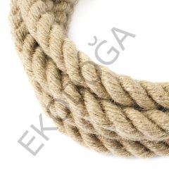 Jüt Halat 20 MM 5 Metre  Jüt Hasır İp Dekor İpi