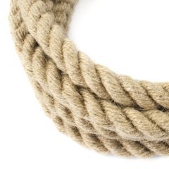 Jüt Halat 20 MM 20 Metre  Jüt Hasır İp Dekor İpi