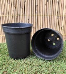 Üretim Saksısı 0,70 LT Yuvarlak Siyah Üretim Saksı ADET SEÇİN