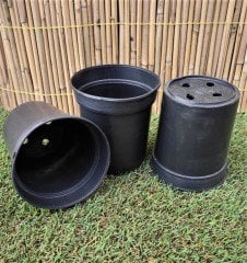 Üretim Saksısı 0,70 LT Yuvarlak Siyah Üretim Saksı ADET SEÇİN