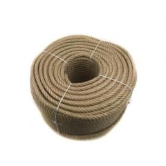 Jüt Halat 20 MM 25 Metre  Jüt Hasır İp Dekor İpi