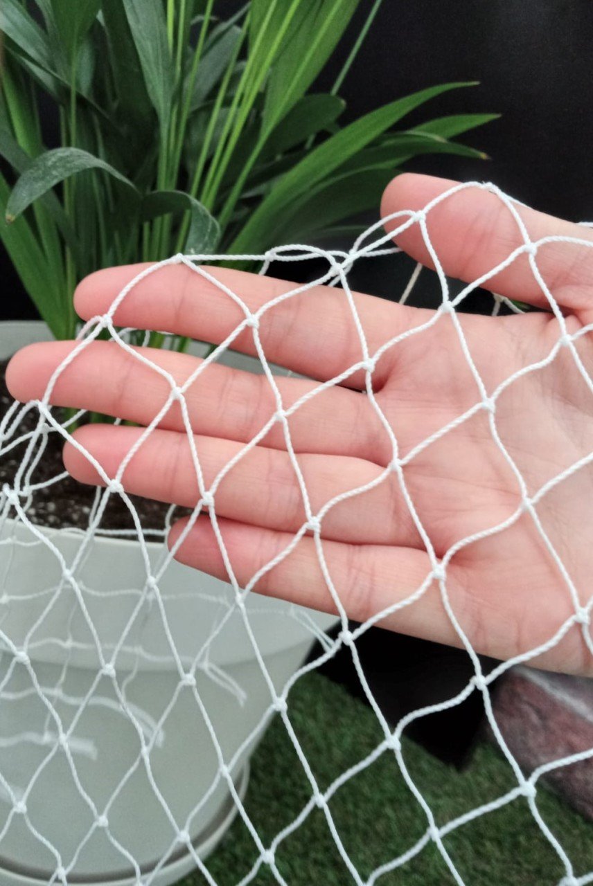 Kuş Filesi 10x25 M Kuş Önleme Filesi(Göz Çapı 2 CM)
