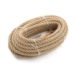Jüt Halat 30 MM 10 Metre  Jüt Hasır İp Dekor İpi