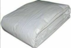 Branda 14x5 Metre Beyaz Branda Çit Brandası Gölgelik Branda Su Geçirmez Branda