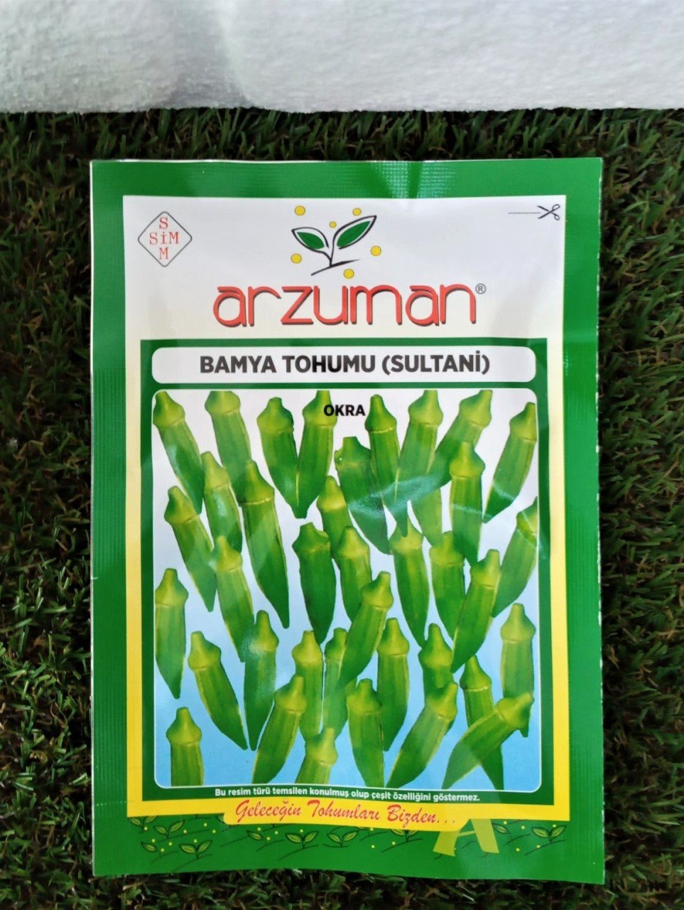 Sultani Bamya Tohumu 1 Pakette 10 Gr Tohum Sebze Tohumu