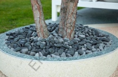 Siyah Bazalt Taş 3 Kg ( 2,5-4 Cm ) Siyah Dolomit Dekoratif Taş