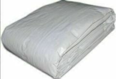 Branda 16x16 Metre Beyaz Branda Çit Brandası Gölgelik Branda Su Geçirmez Branda