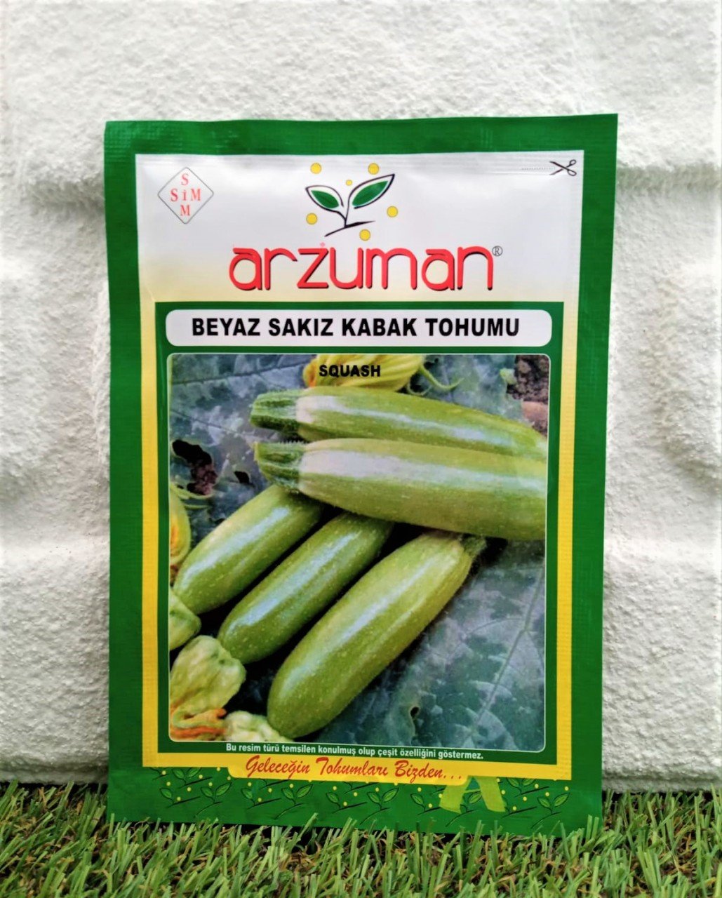 Beyaz Sakız Kabak Tohumu 1 Paket (10 GR 20 Adet) Sebze Tohumu