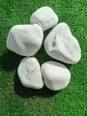 Beyaz Dolomit Taş 5 KG 4-6 Cm Dekoratif Bahçe Taşı