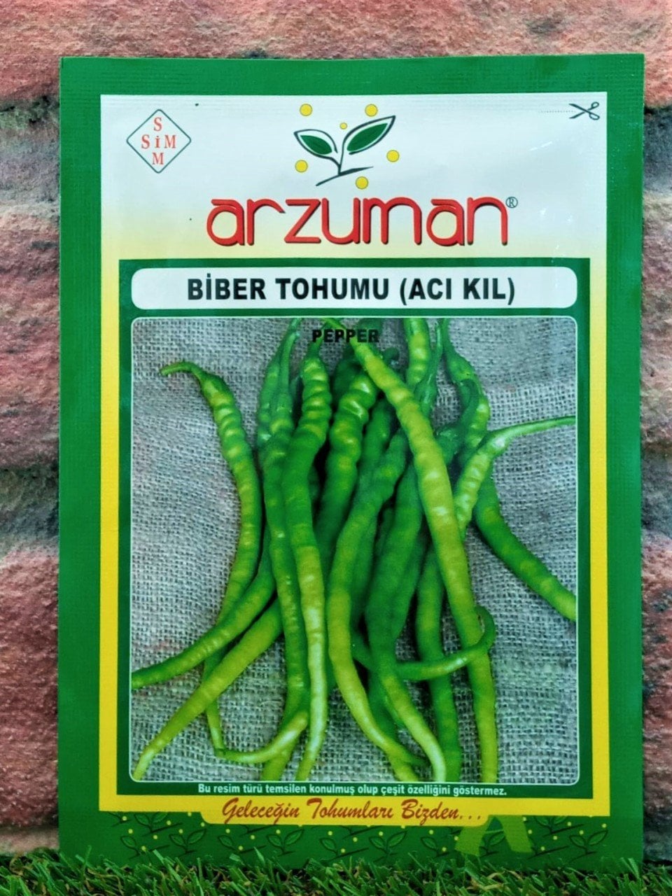 Acı Kıl Biber Tohumu 1 Paket 10 GR (2.8000 Adet) Tohum Sebze Tohumu