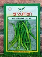 Acı Kıl Biber Tohumu 1 Paket 10 GR (2.8000 Adet) Tohum Sebze Tohumu